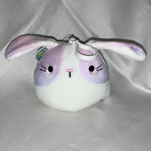 Squishmallows and Claire’s Lavada Lovable Bunny Rabbit Plush Clip New With Tags